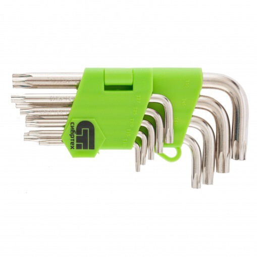 Набір ключів імбусових (9шт.) TORX ("зірочка")