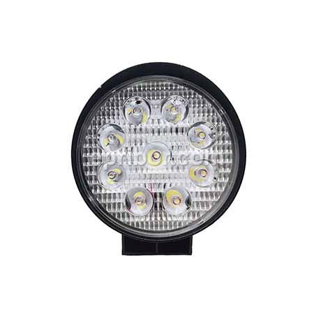 Фара 02709CF світлодіодна (робоча) кругла 12/24V 27W