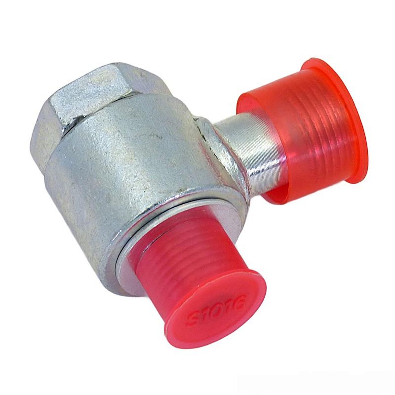 Кутник поворотний у зборі Ф16/М16х1,5 М20х1,5