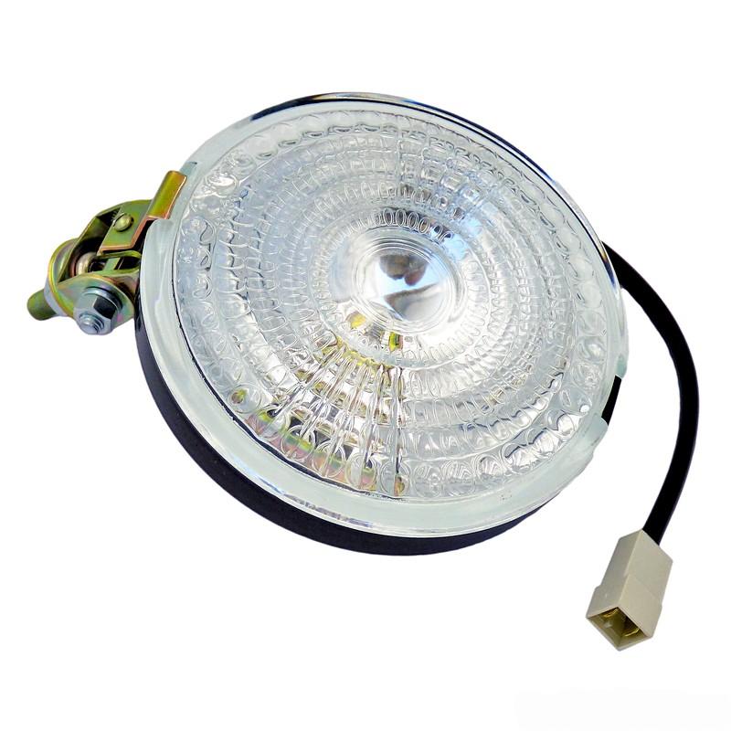 Фара задня кругла плоска (12V 55W Н3) ТН 218